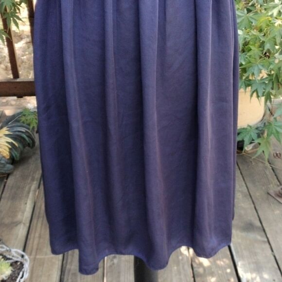 Theme Navy Blue Ruffly Dress - Picture 3 of 12